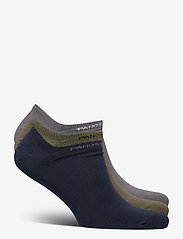 Panos Emporio - PE 3PK WILLEM COOLMAX SPORTY SNEAKER - ankle socks - olive/navy/grey - 1