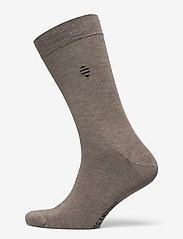 Panos Emporio - PE 3PK DANIEL BAMBOO CREW - regular socks - taupe htr/wheat htr/brown htr - 4