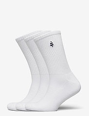Panos Emporio - PE 3PK PANOS ORGANIC COTTON TENNIS - multipack socks - white - 0