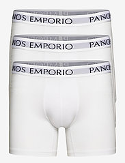 PANOS EMPORIO 3PK BASE BAMBOO BOXER - WHITE