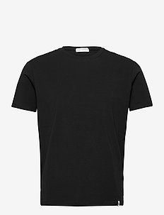 PANOS EMPORIO ORGANIC COTTON TEE CREW - t-shirts - black