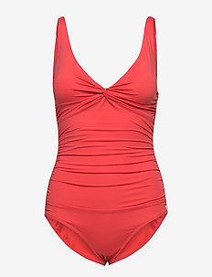 PANOS EMPORIO SIMI SOLID SWIMSUIT - baddräkter - coral