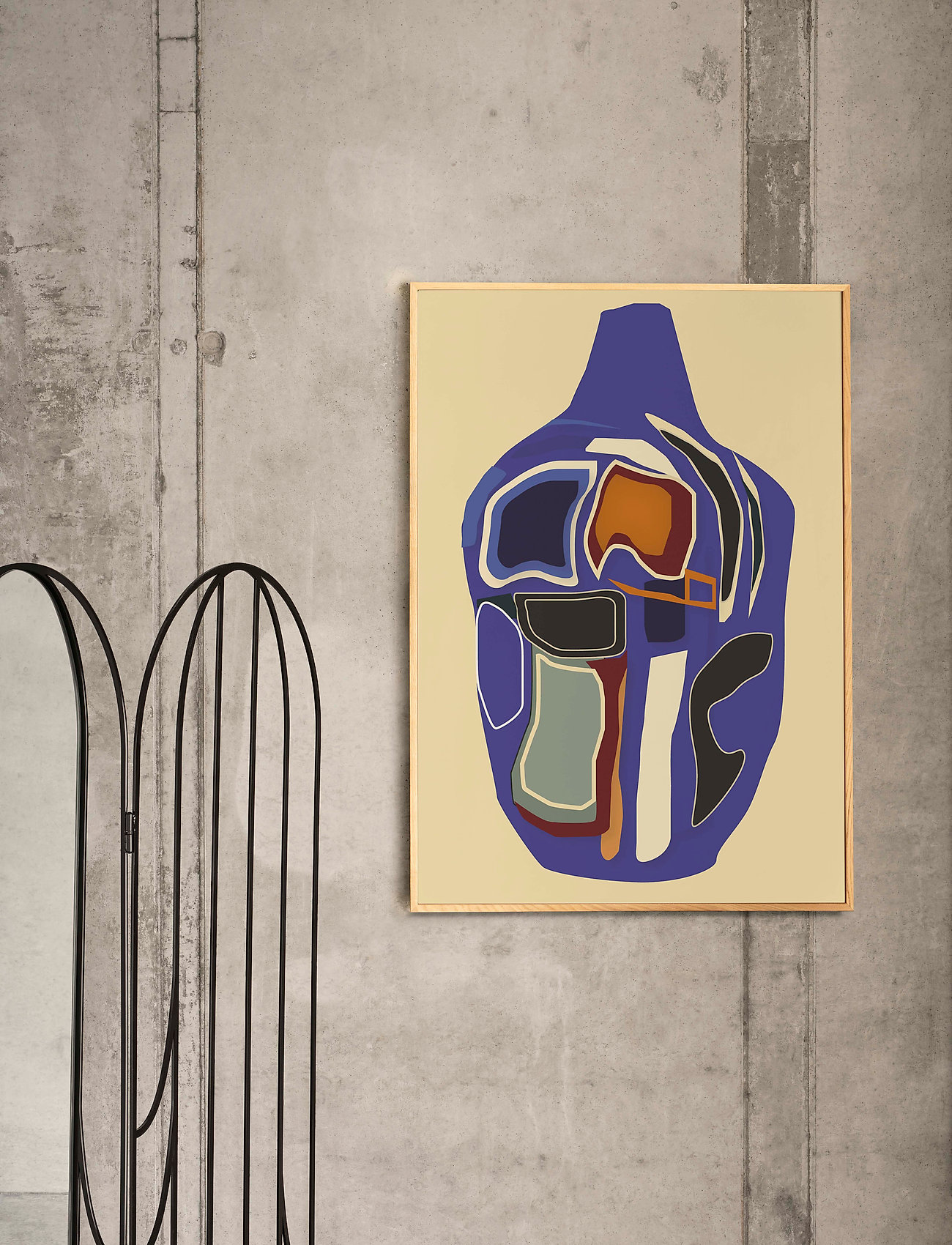 Paper Collective Cerámica 04 - 50X70 cm, 50X70 cm, Multi/patterned, Plakater > Grafiske Mønstre, Unisex