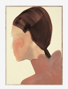 The Ponytail - ilustracje - brown, pink, rosa, beige