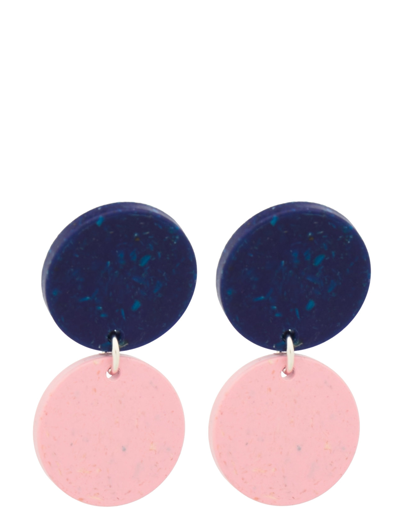 Dots Earrings No.2, Sweet Blueberry/Cherry Blossom Ørestickere Smykker Pink Papu