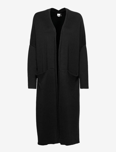 papu knit stripe long cardigan