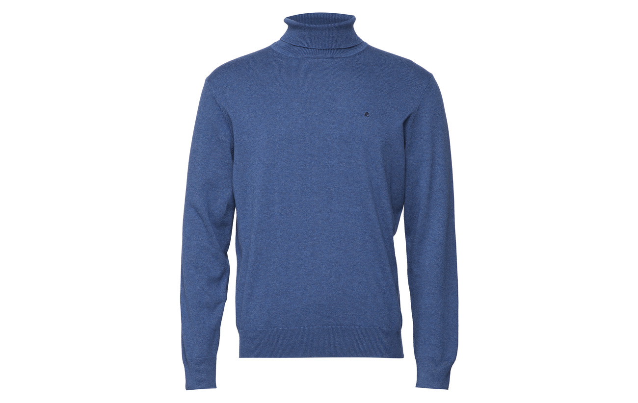Flat Rollneck Basic Navy Lane Knit Park x6C0n0