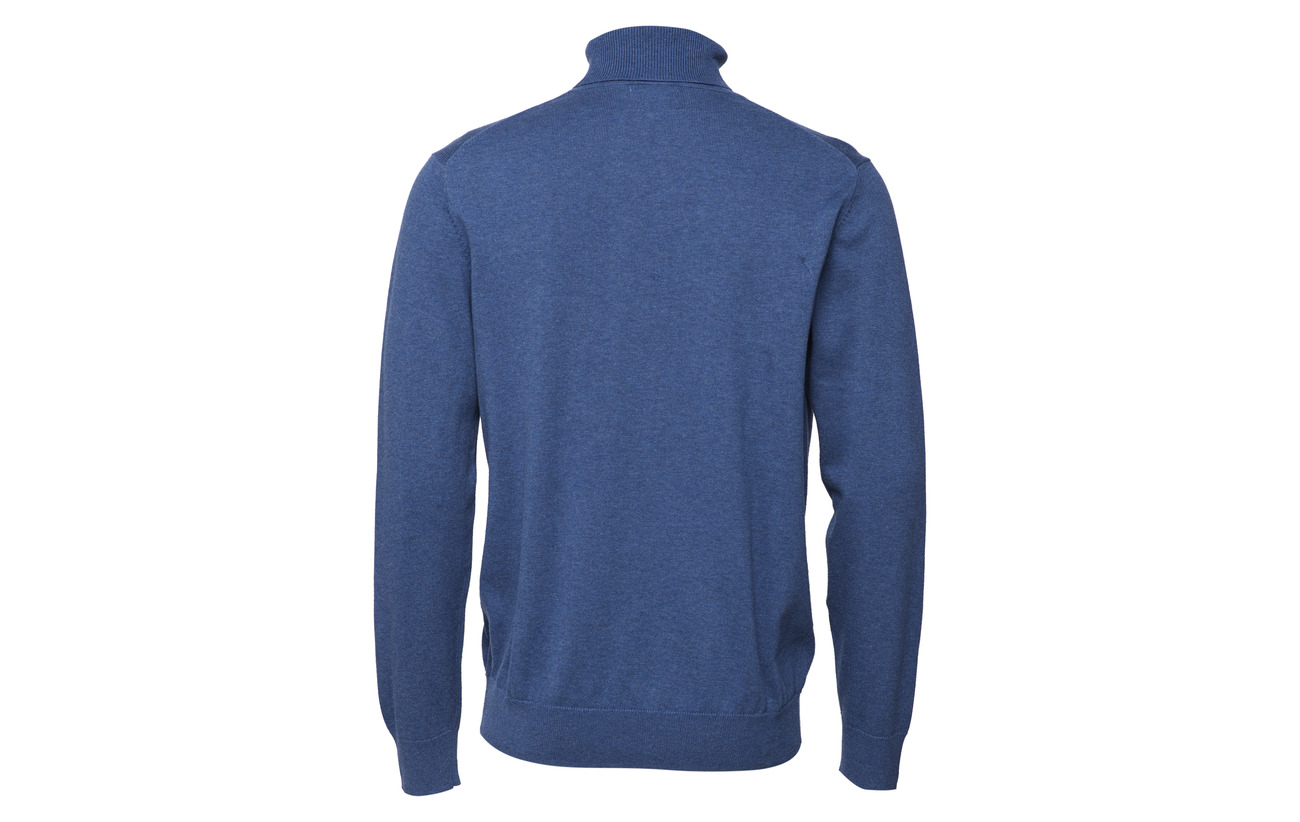 Flat Rollneck Basic Navy Lane Knit Park x6C0n0