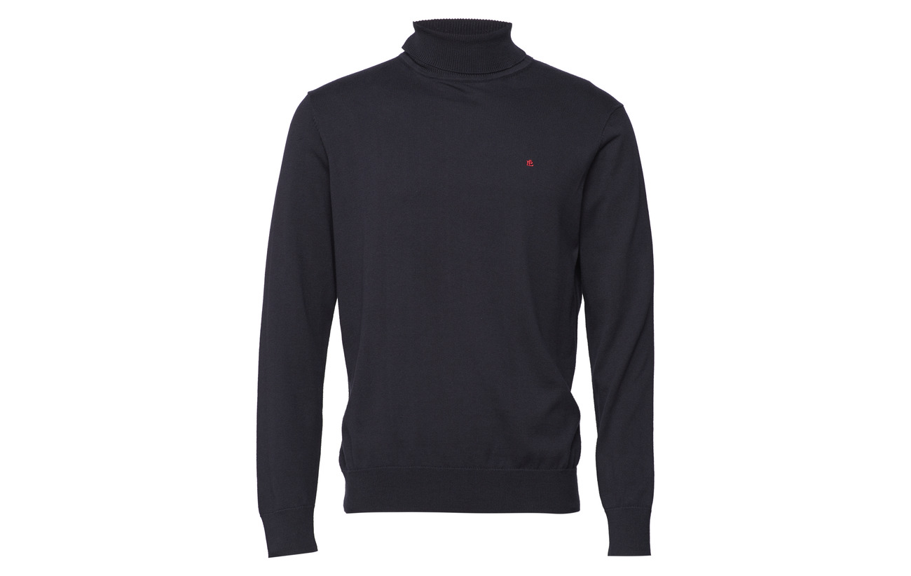 Flat Rollneck Basic Navy Lane Knit Park x6C0n0