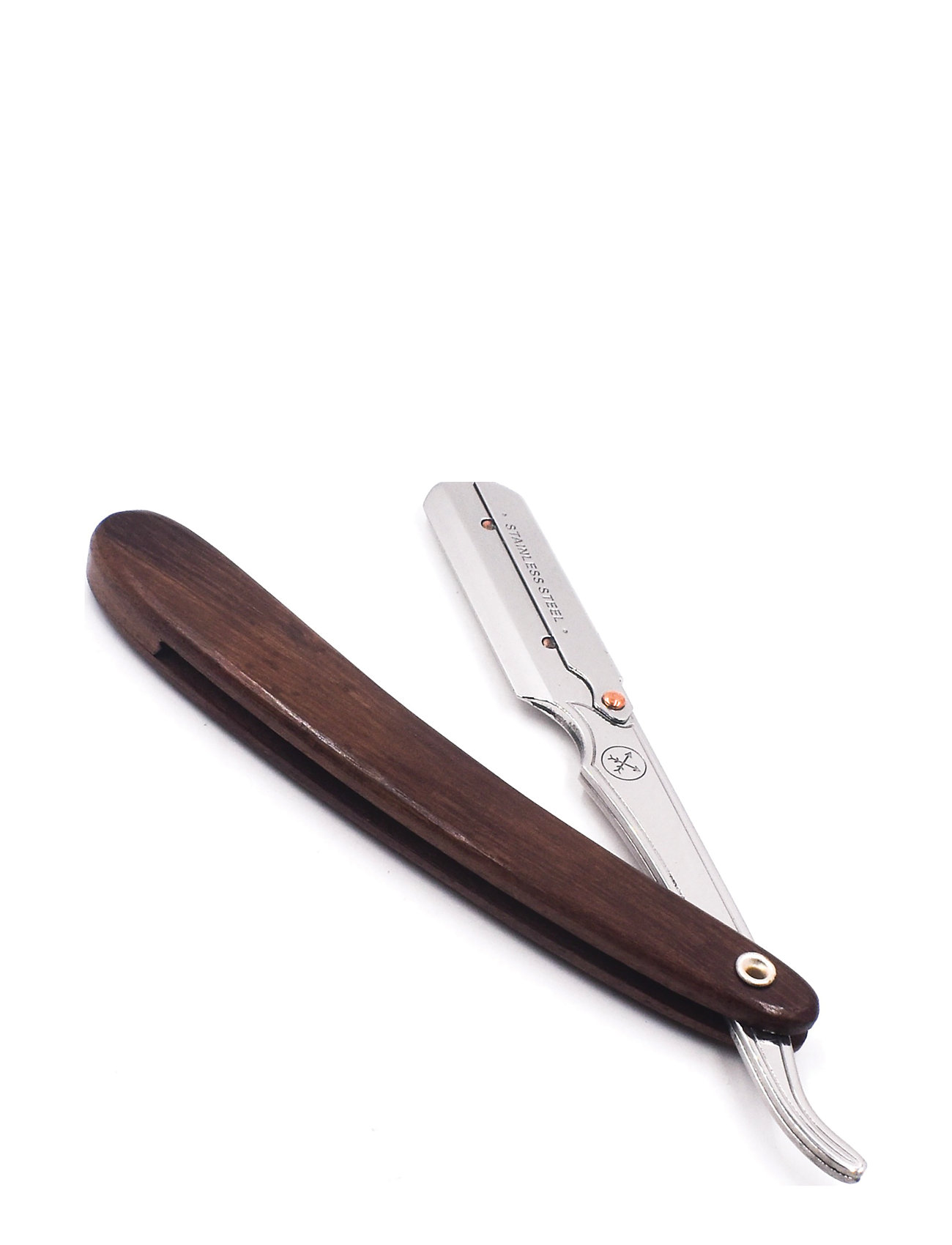 Parker Srdw - Dark Padauk Wood Handle Clip Type Barber/Straight Razor Brun