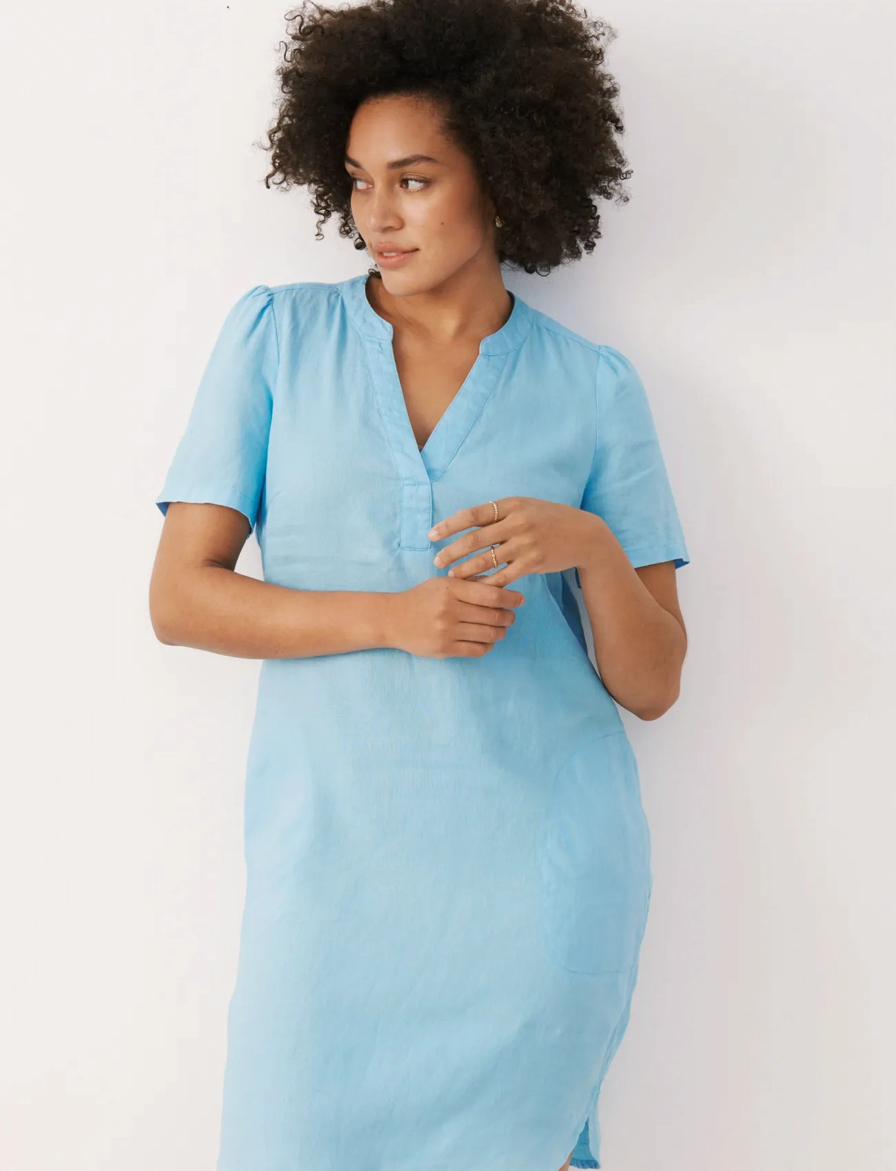 Part Two Aminasepw Dress, 42, Blue, Kjoler > Kort Kjole, Dame