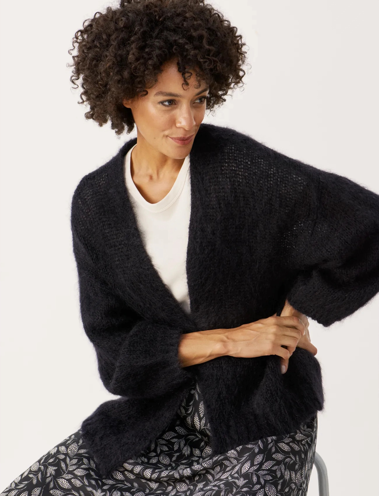 Part Two Rastinapw Ca, XS, Black, Strik > Cardigans, Dame