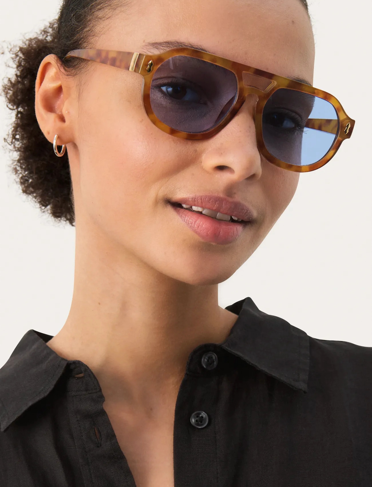 Part Two Anellpw Sg, One Size, Brown, Solbriller > Aviator-Solbriller, Dame