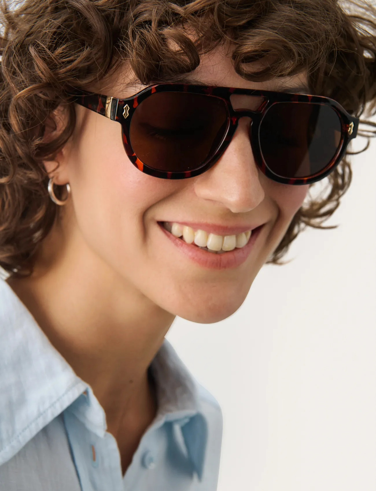 Part Two Anellpw Sg, One Size, Brown, Solbriller > Aviator-Solbriller, Dame