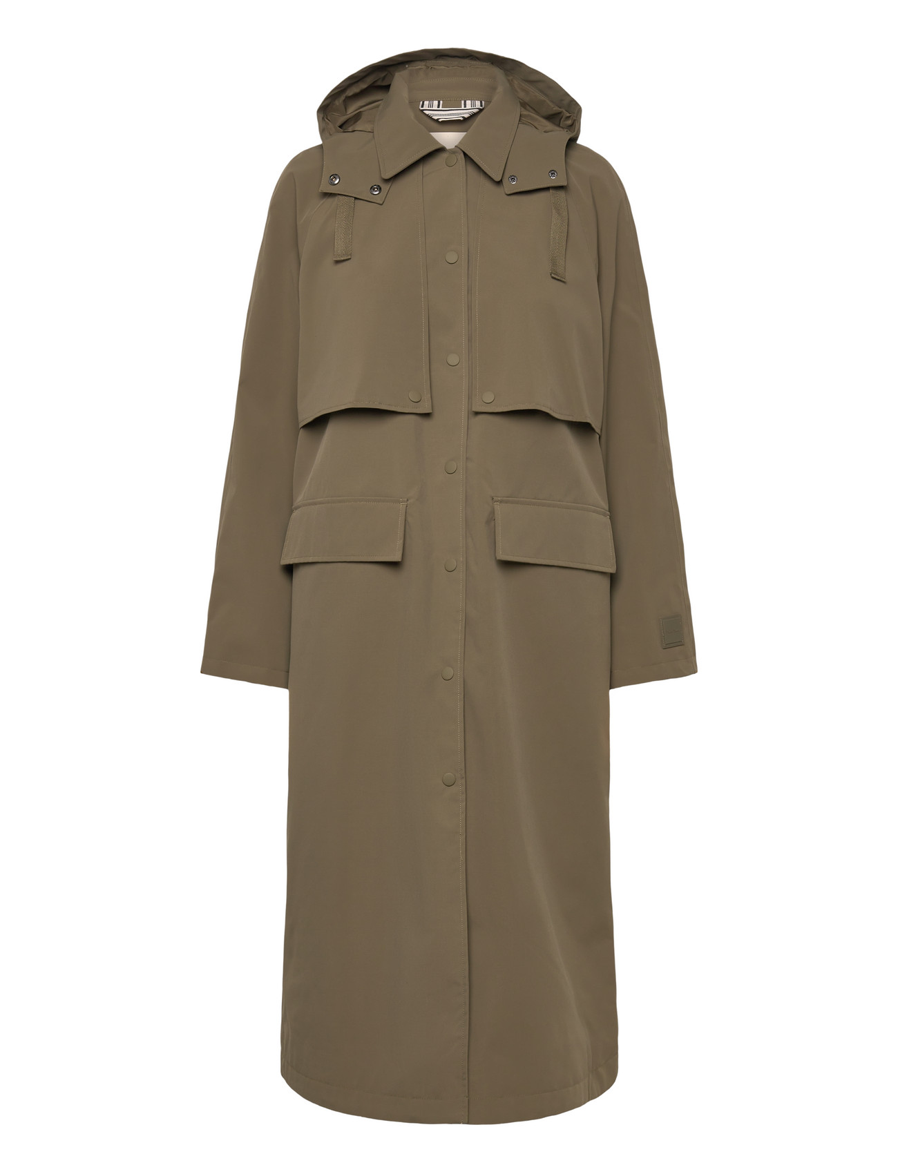 Part Two Noirpw Otw, XS/S, Khaki green, Regntøj > Regnfrakker, Dame