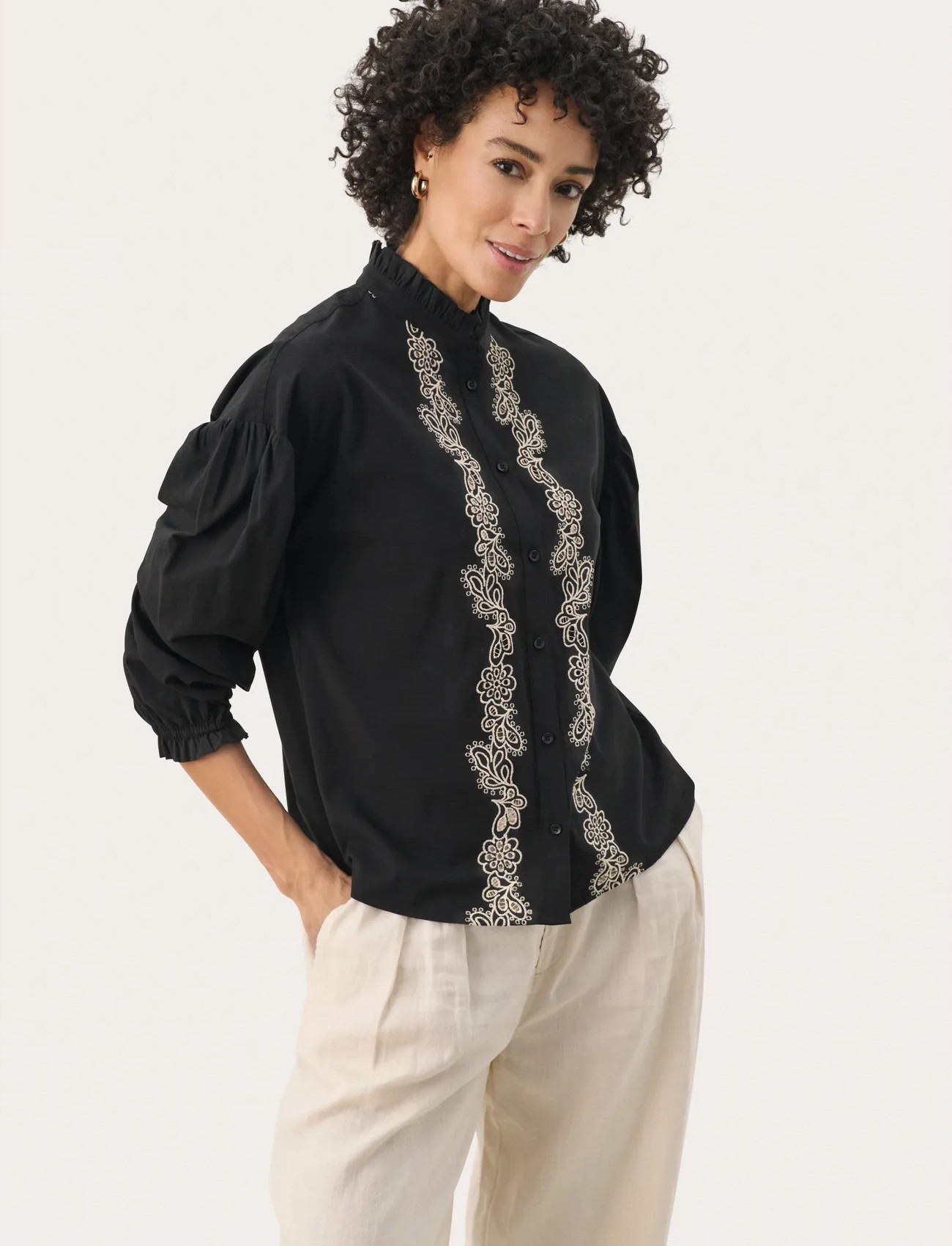 Part Two Nurtapw Sh, 44, Black, Bluser > Langærmede, Dame