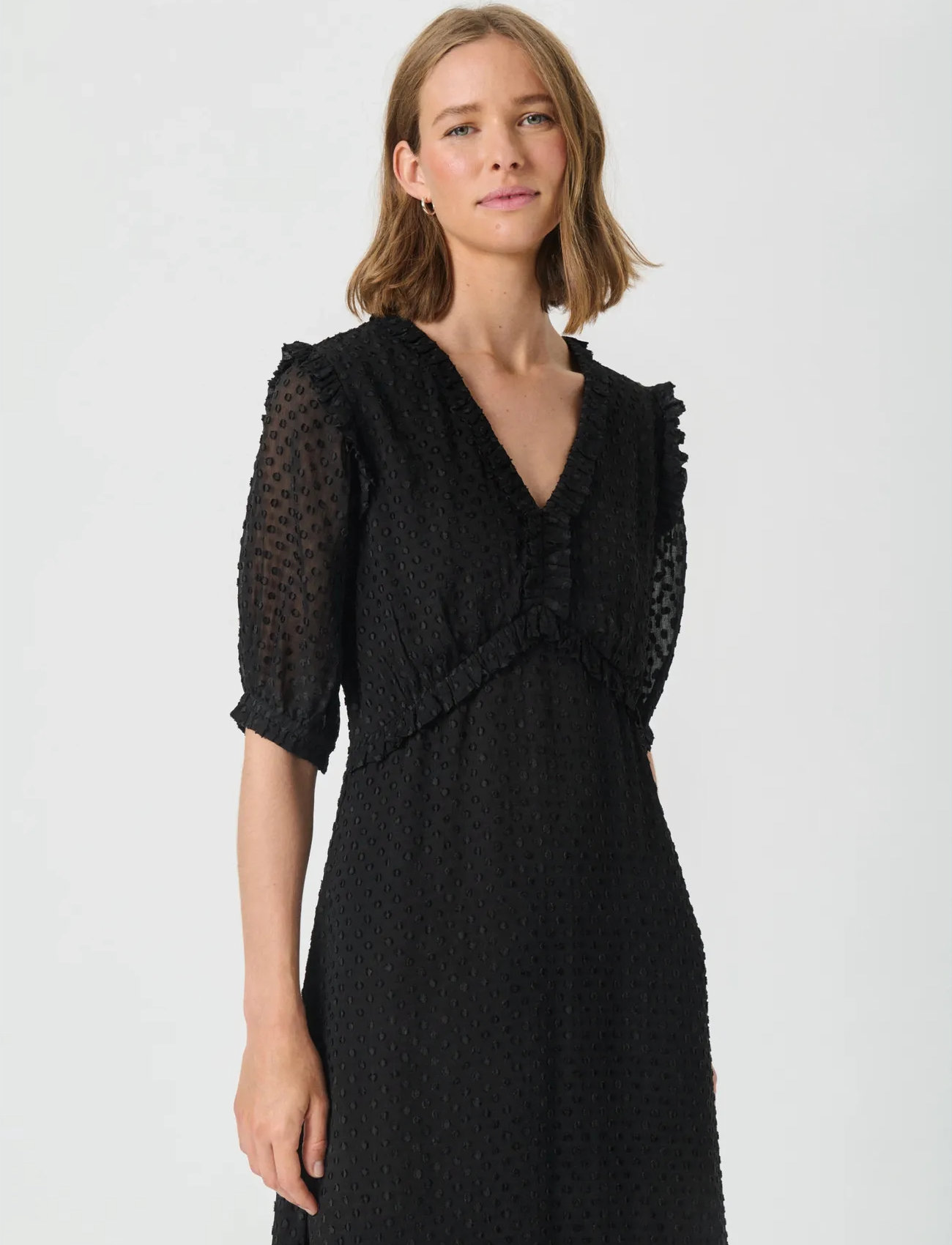 Part Two Veniapw Dr, 44, Black, Dresses - Knee-length & Midi, Dame