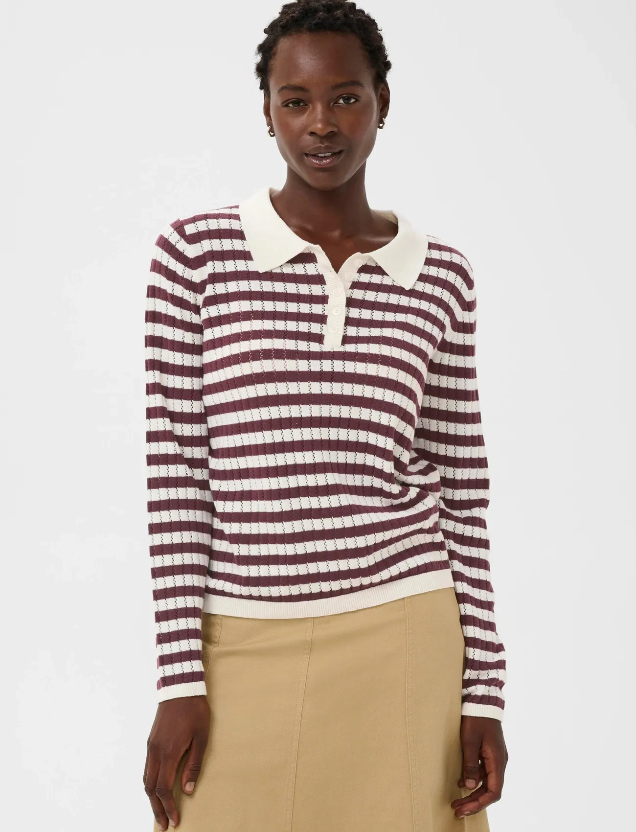 Part Two Zariapw Pu, XS, Burgundy, Strik > Trøjer, Dame