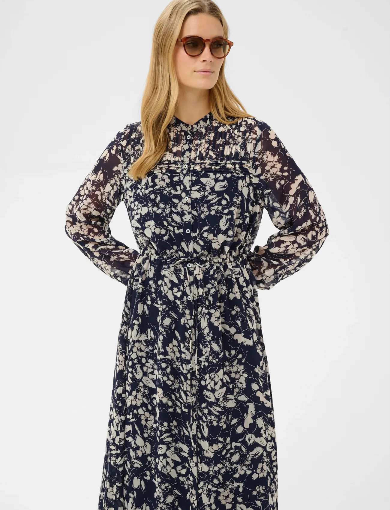 Part Two Altinapw Dr, 34, Navy, Bluser > Langærmede, Dame