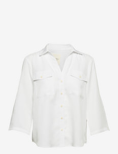 CorriePW SH - long-sleeved shirts - bright white
