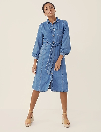 kowtow denim dress