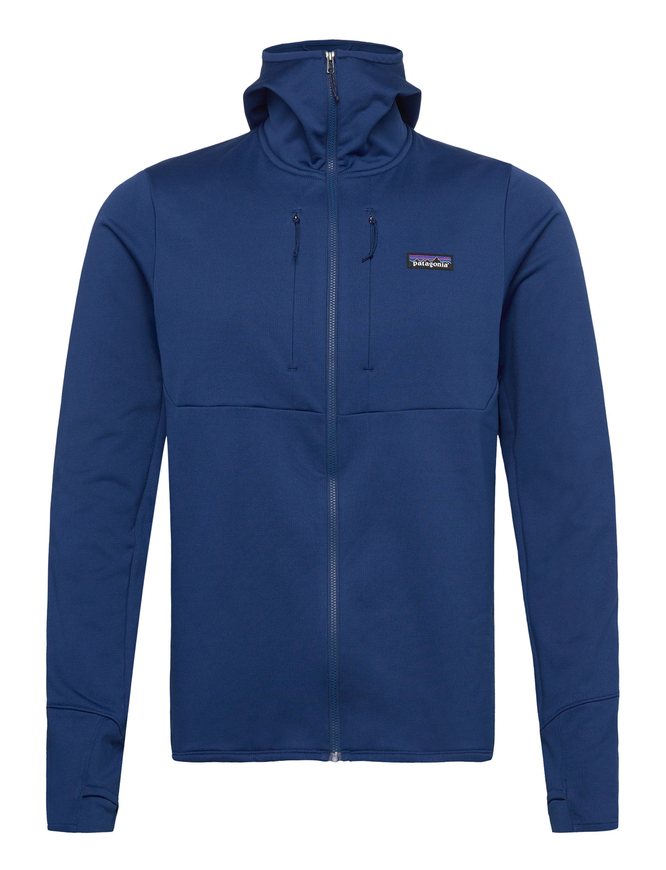 Patagonia M's R1 Thermal Full-Zip Hoody, M, Blue, Sport Sweatshirts & Hoodies > Sport Hoodies, Herre