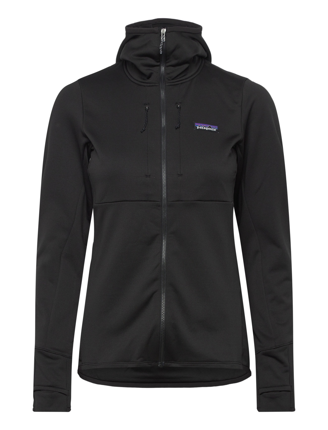 Patagonia W's R1 Thermal Full-Zip Hoody, M, Black, Sport Sweatshirts & Hoodies > Sport Hoodies, Dame