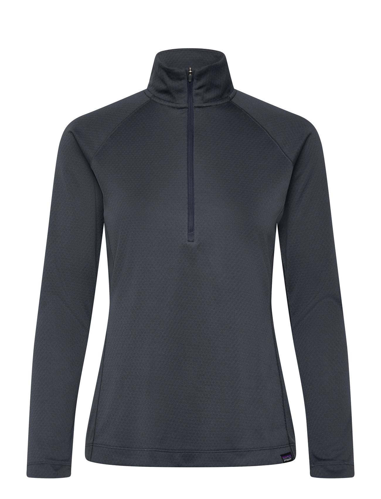 Patagonia W's Cap Mw Zip Neck, XS, Grey, Sport Base Layers > Sport Base Layer Overdele, Dame