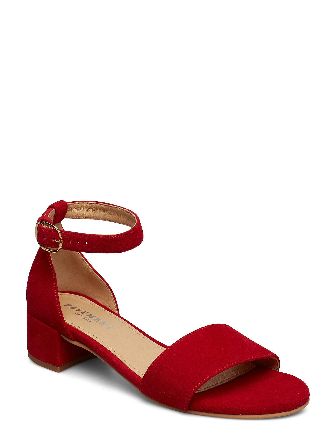 Ninna Sandaal Met Hak Rood Pavement pavement kopen in de aanbieding