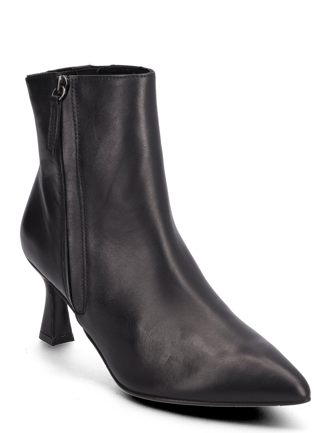 Shanice Leather Shoes Boots Ankle Boots Ankle Boots With Heel Black Pavement