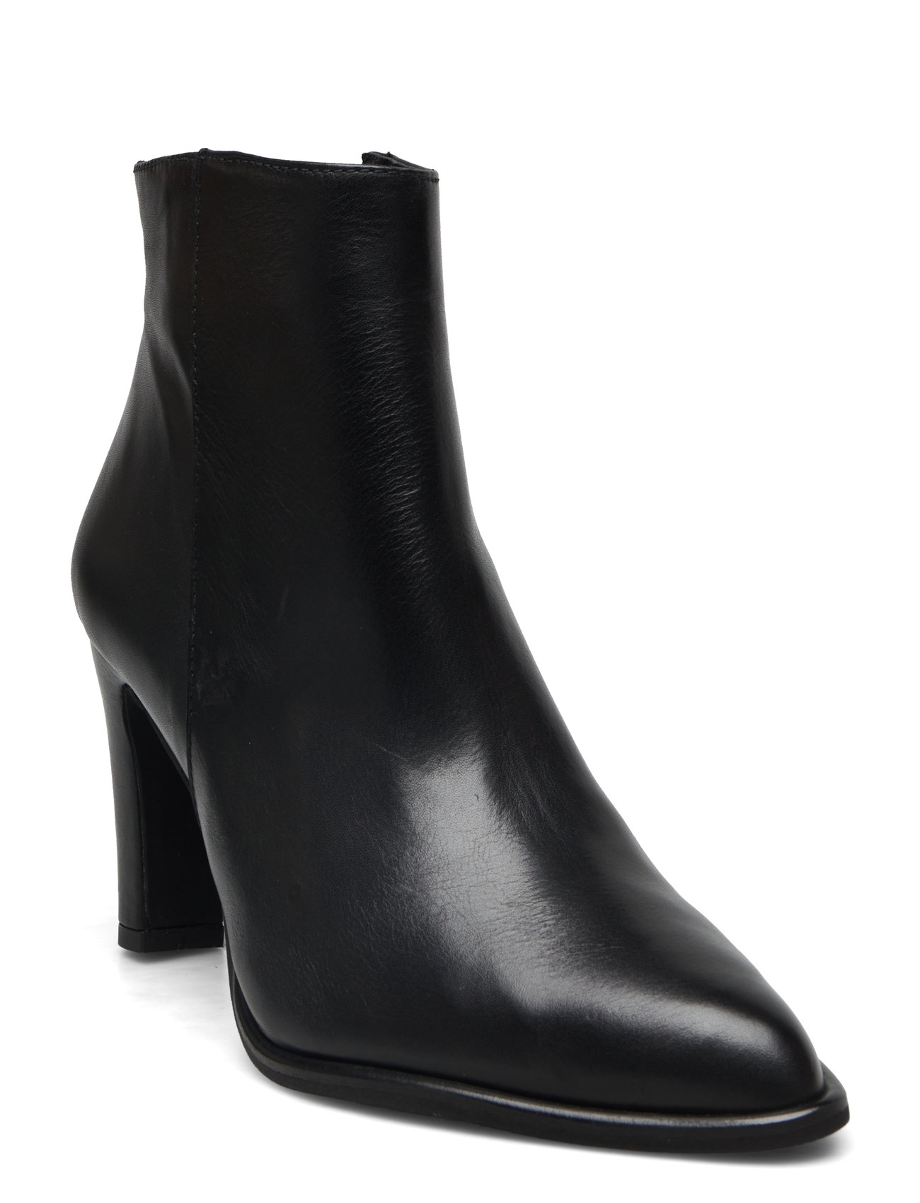 Engela Shoes Boots Ankle Boots Ankle Boots With Heel Black Pavement