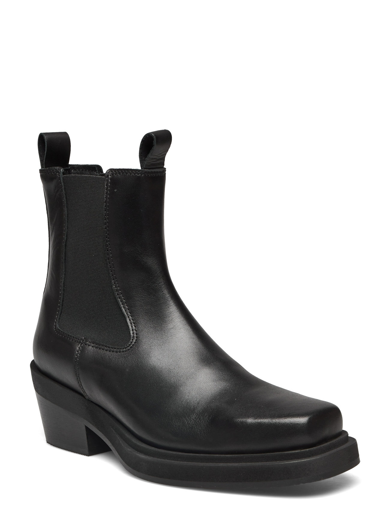 Dusty Shoes Boots Ankle Boots Ankle Boots With Heel Black Pavement