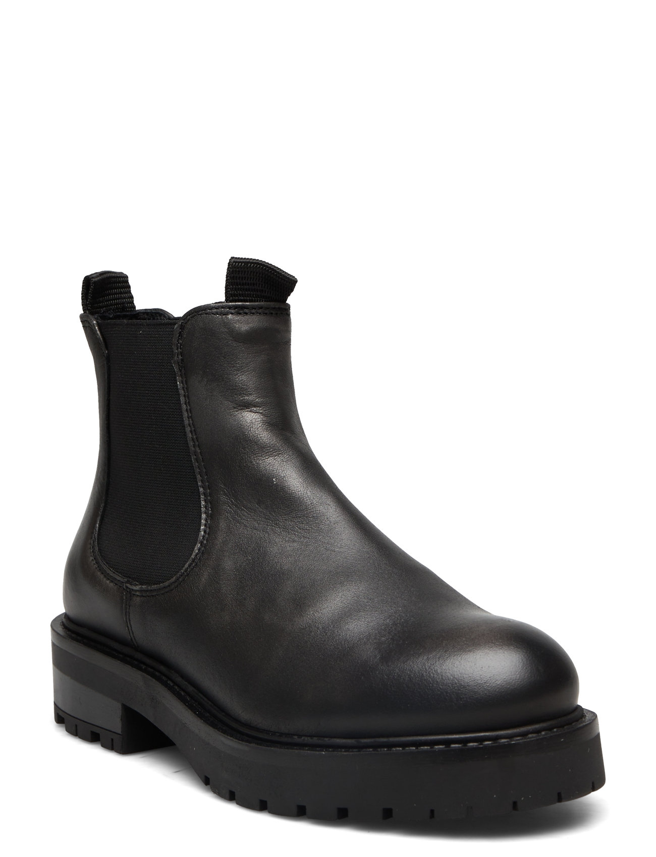 Marit Two-T Shoes Boots Ankle Boots Ankle Boots Flat Heel Black Pavement