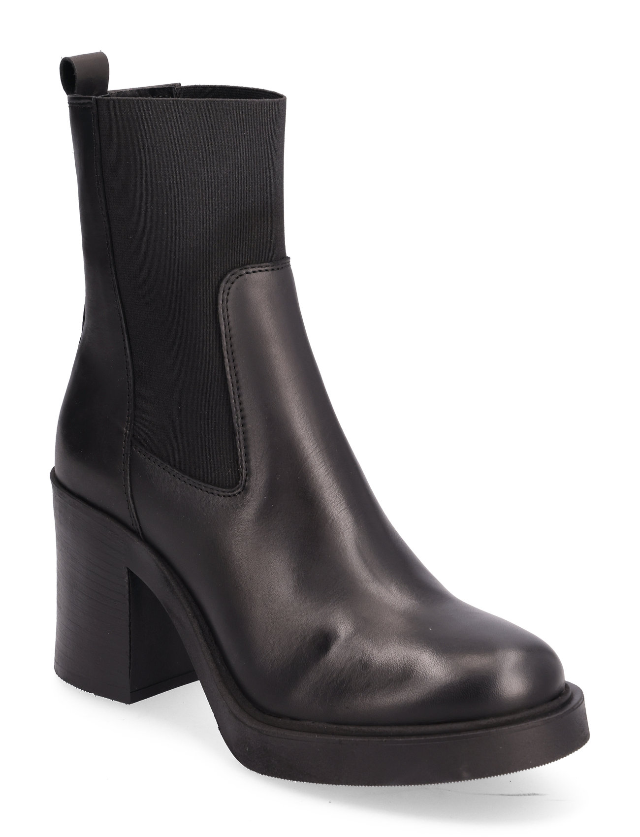 Adele Shoes Boots Ankle Boots Ankle Boots With Heel Black Pavement