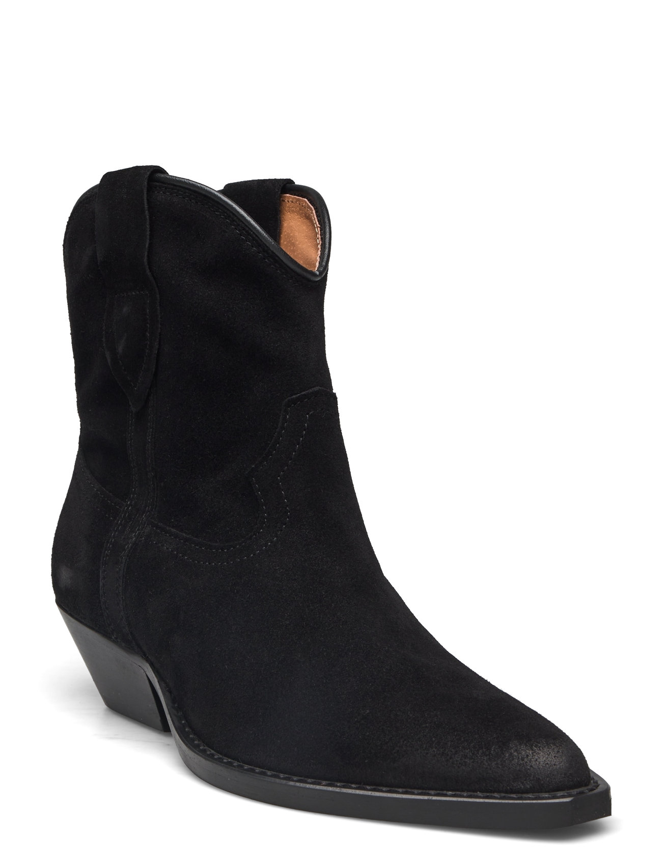 Jasmin Suede Shoes Boots Ankle Boots Ankle Boots With Heel Black Pavement