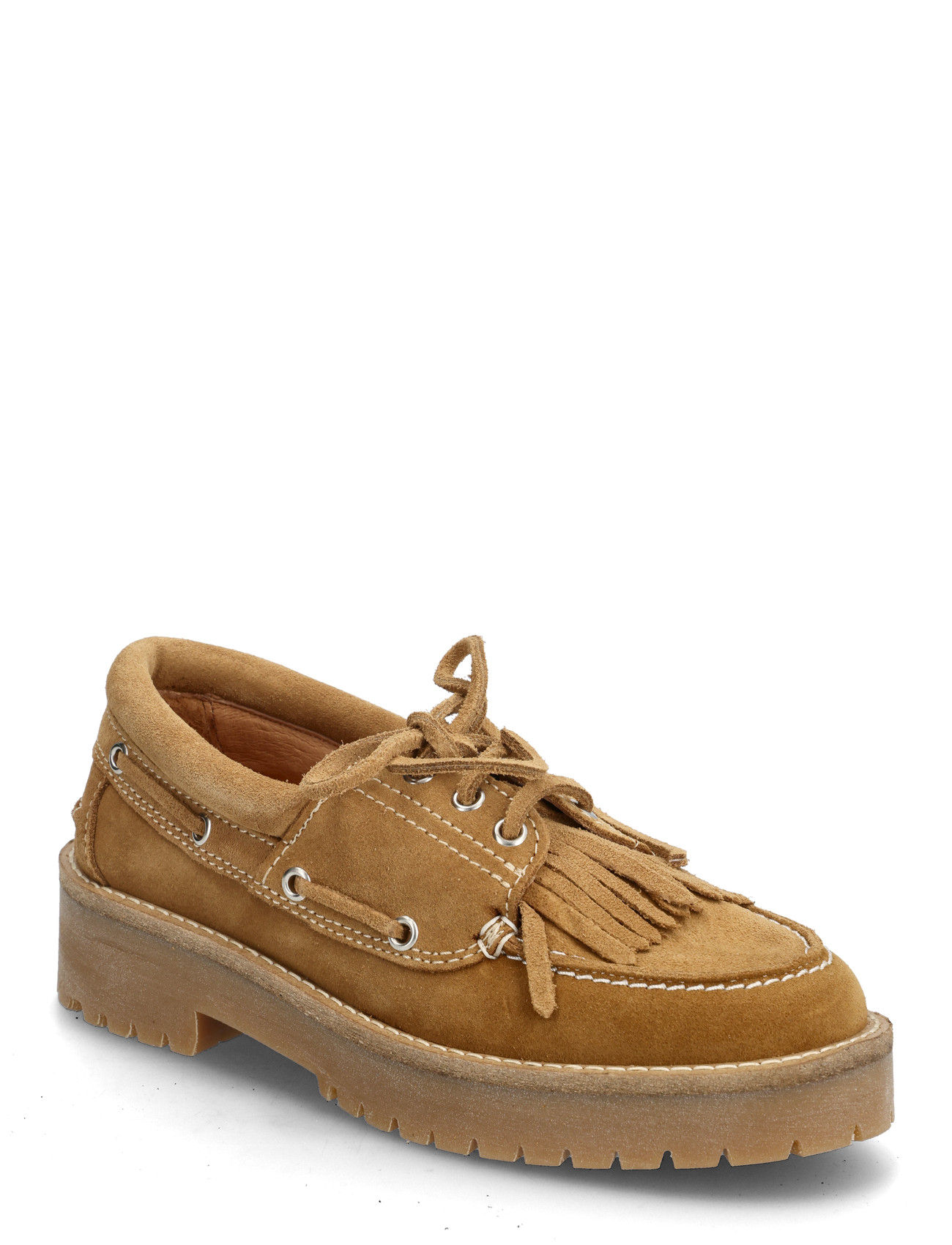 Pavement Alvina Fringle Suede, 36, Brown, Loafers > Flat Loafers, Dame