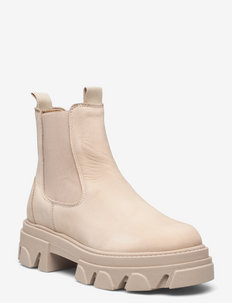 Lira nubuck - flat ankle boots - beige nubuck