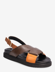 Lava - flat sandals - brown combo 515