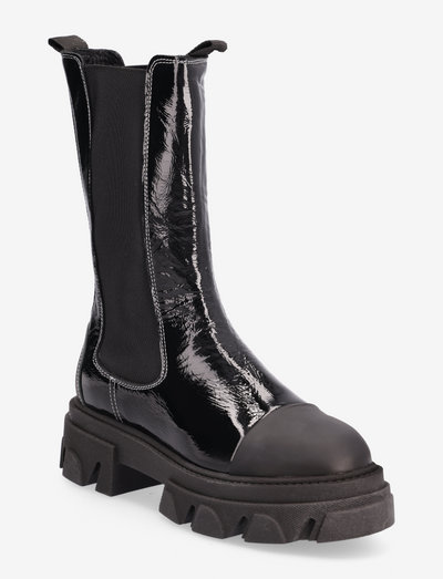 Teresa patent - chelsea boots - black patent