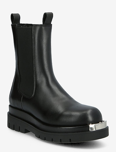 Teodora metal - chelsea boots - black/silver
