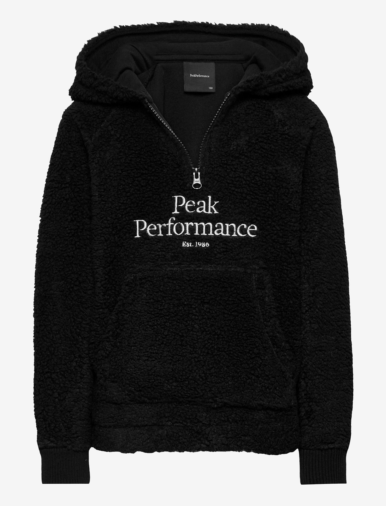 peak performance jr logo hoodie