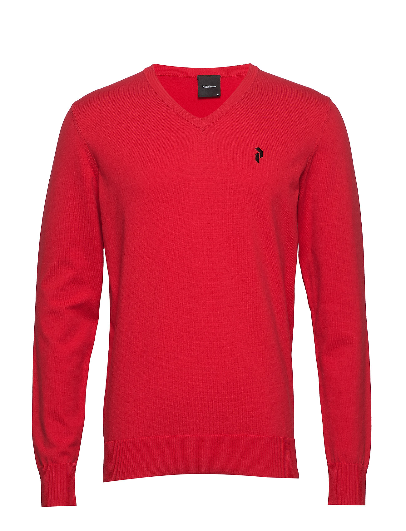 Classicvn Gebreide Trui V Hals Rood Peak Performance peak performance kopen in de aanbieding