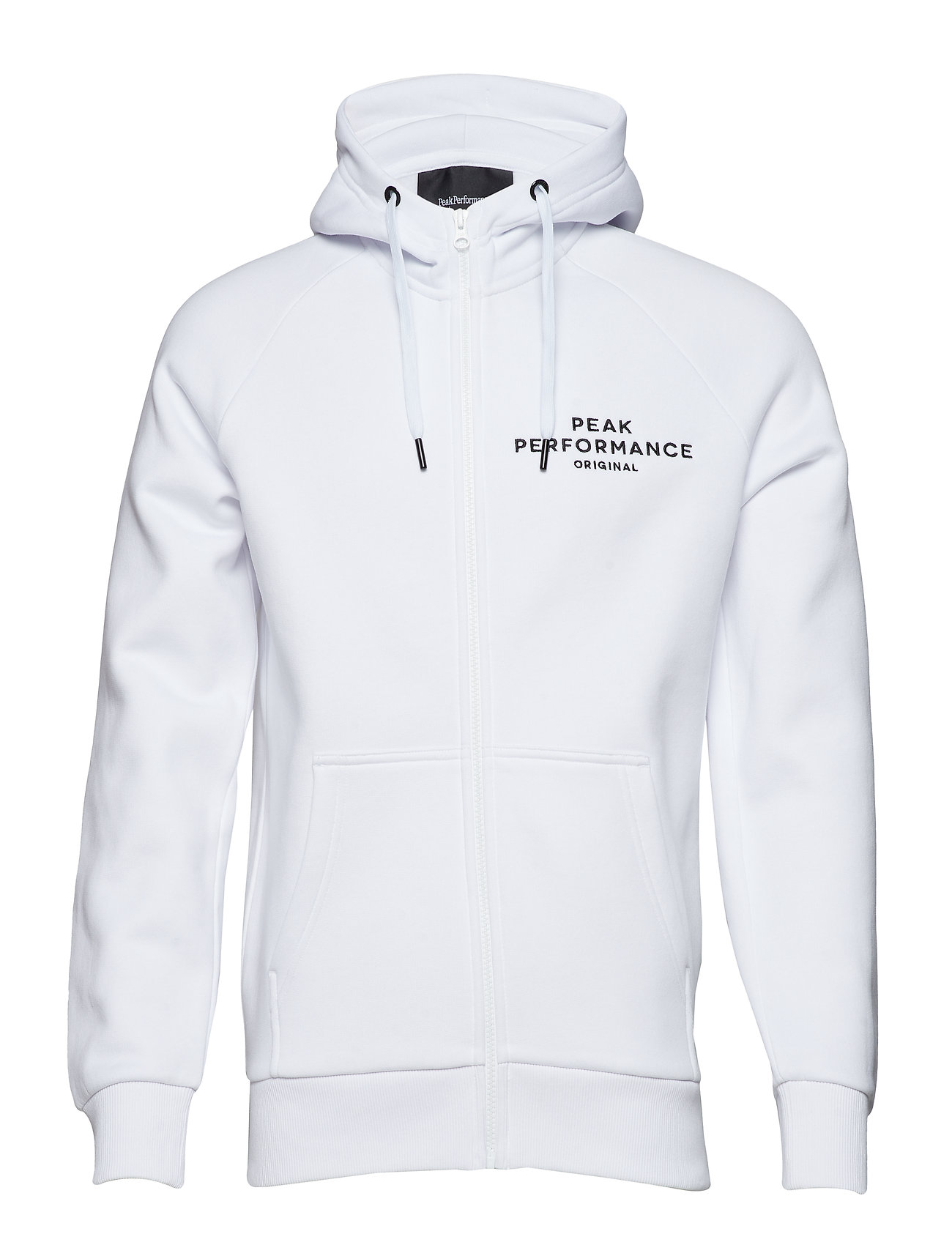 Logo Zip Hoodie Met Rits Wit Peak Performance peak performance kopen in de aanbieding Logo Zip Hoodie Met Rits Wit Peak Performance peak performance kopen in de aanbieding