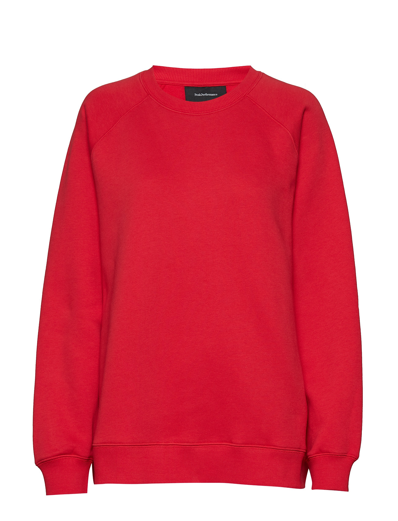 W Bounce C Trui Met Lange Mouwen Rood Peak Performance peak performance kopen in de aanbieding