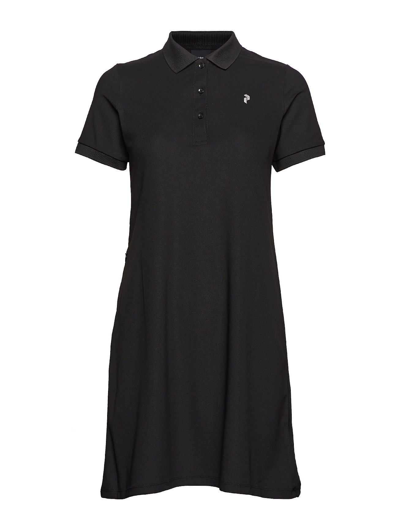 W Spin Dr Korte Jurk Zwart Peak Performance peak performance kopen in de aanbieding