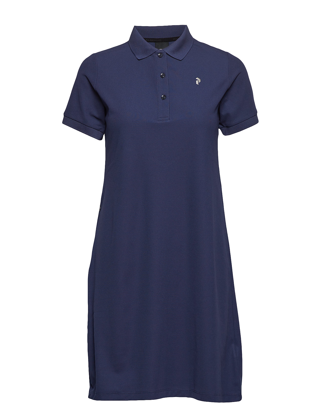 W Spin Dr Korte Jurk Blauw Peak Performance peak performance kopen in de aanbieding