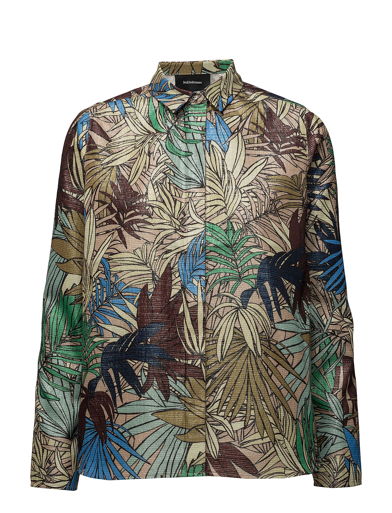 W Leaf S Blouse Lange Mouwen Multipatroon Peak Performance peak performance kopen in de aanbieding