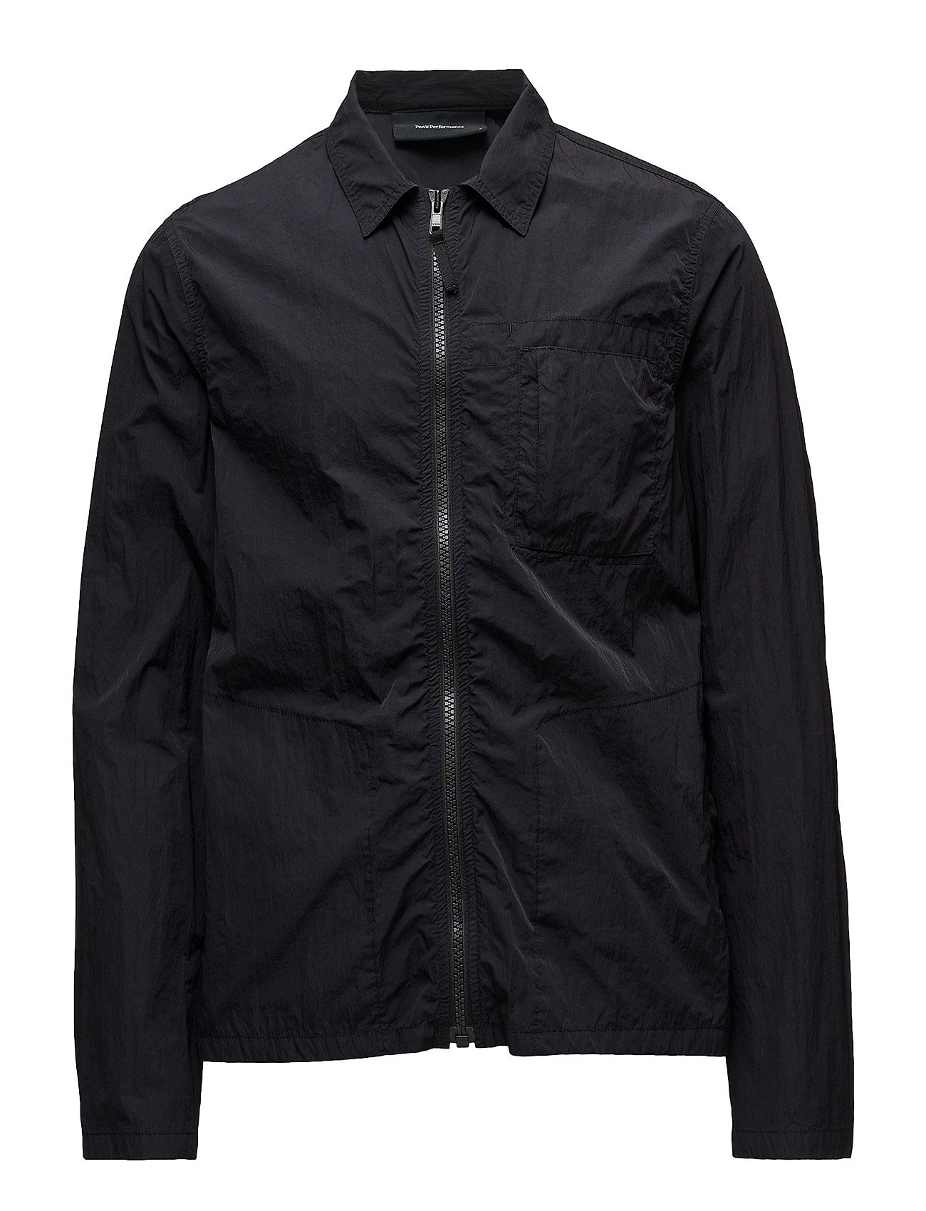 Nylonshirt Overshirt Blauw Peak Performance peak performance kopen in de aanbieding