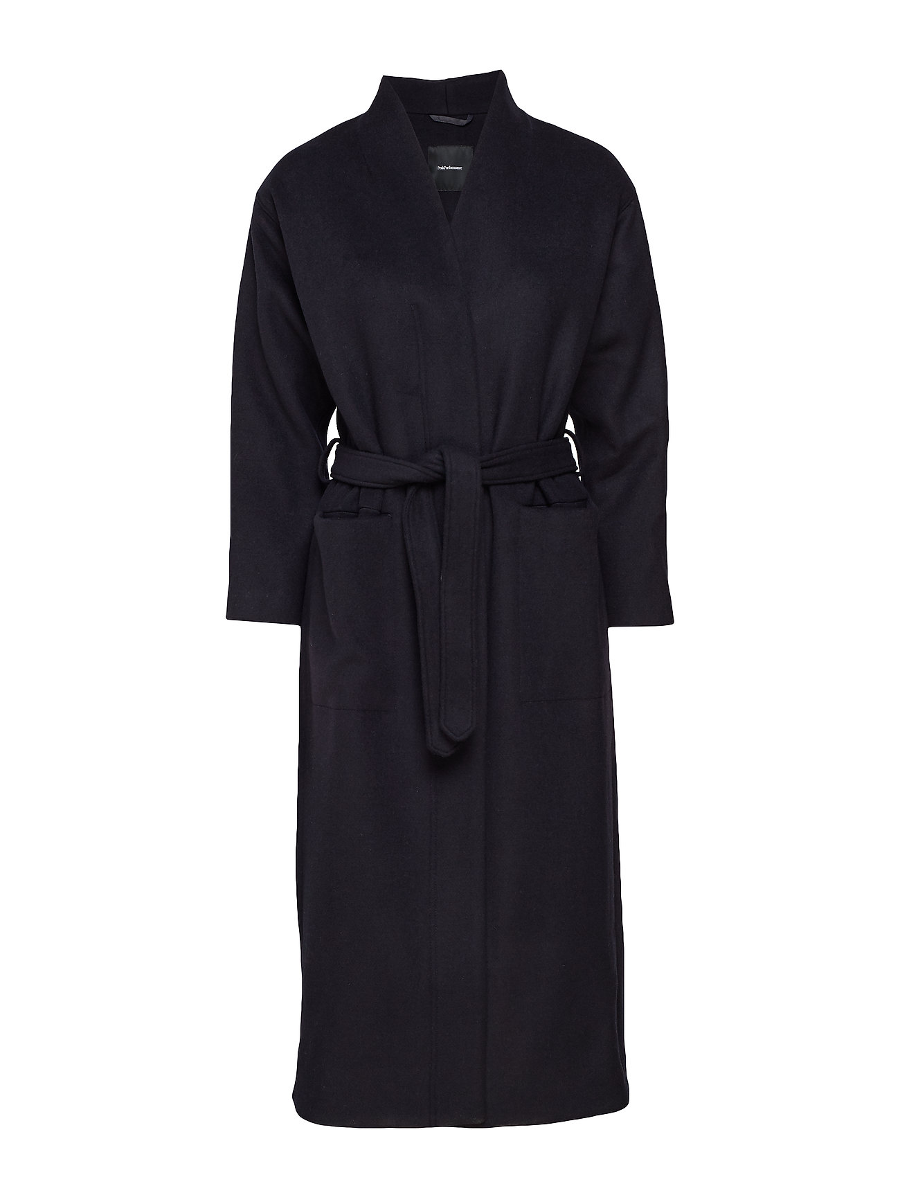 Marta Coat Wollen Jas Lange Zwart Peak Performance peak performance kopen in de aanbieding Marta Coat Wollen Jas Lange Zwart Peak Performance peak performance kopen in de aanbieding