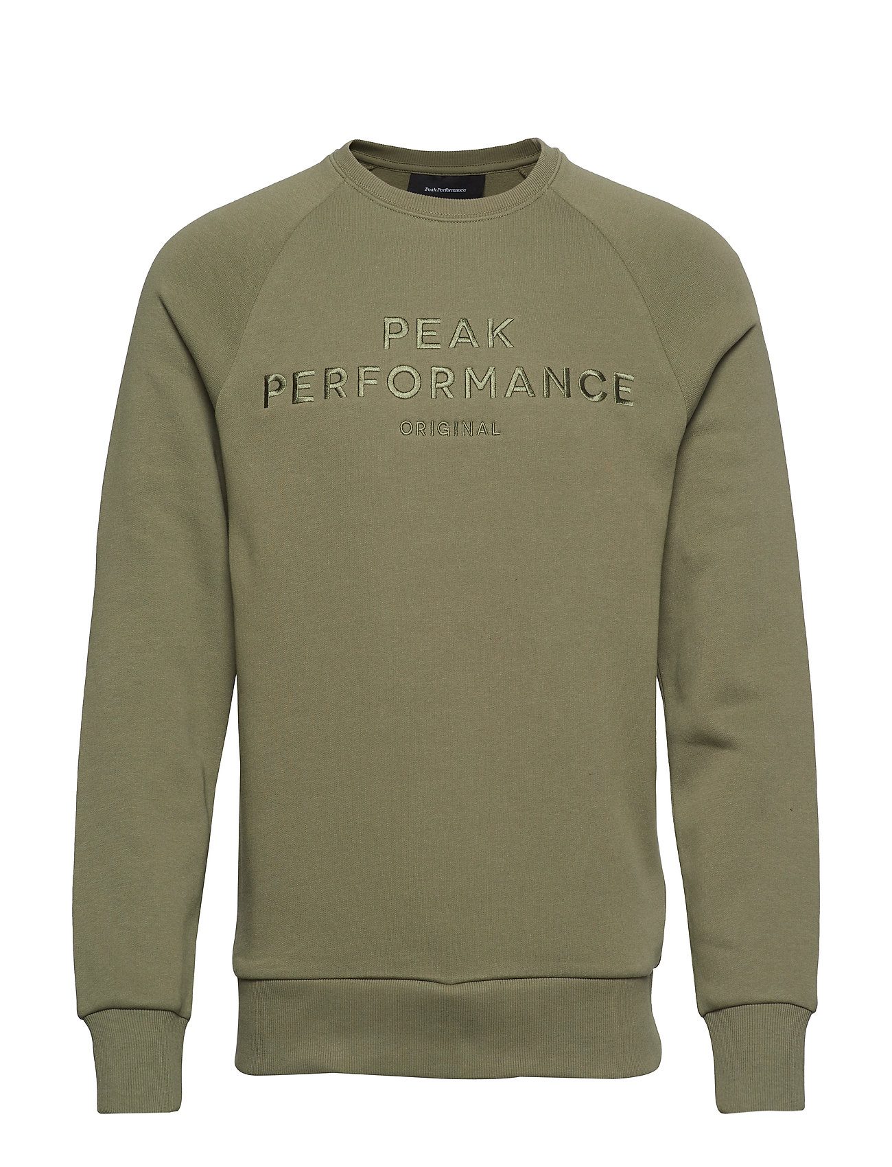 M Origc Trui Met Lange Mouwen Groen Peak Performance peak performance kopen in de aanbieding